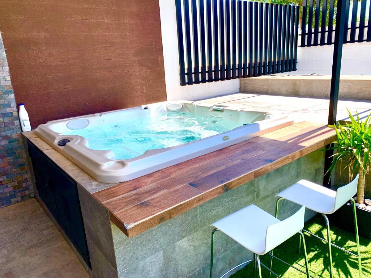 9 Moderna Villa Independiente -Jacuzzi- Gran Alacant Puerto Marino Dış mekan fotoğraf